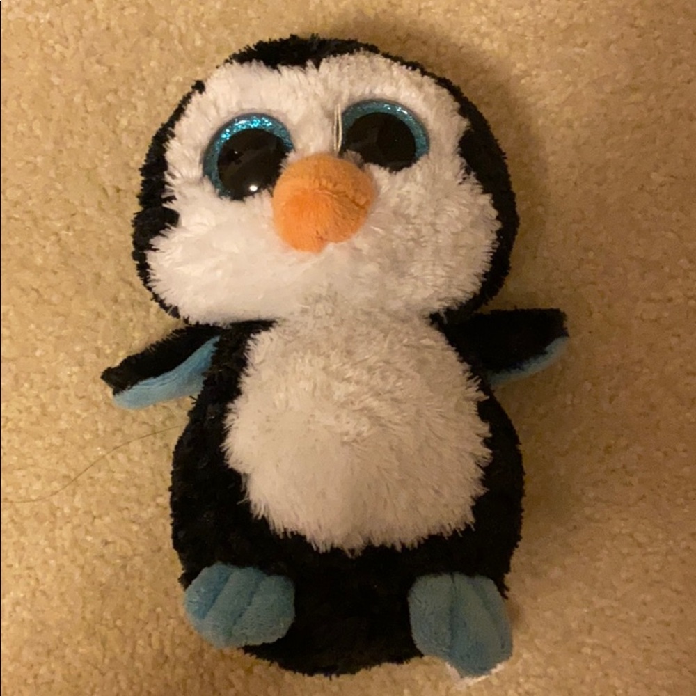 Owl and penguin ty stuffed animal - Picture 2 of 3